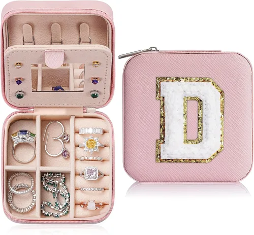 Regalos de cumpleaños para mujeres, joyero de viaje de Navidad, regalos del día de San Valentín para mujeres, regalos únicos para mujeres, joyero