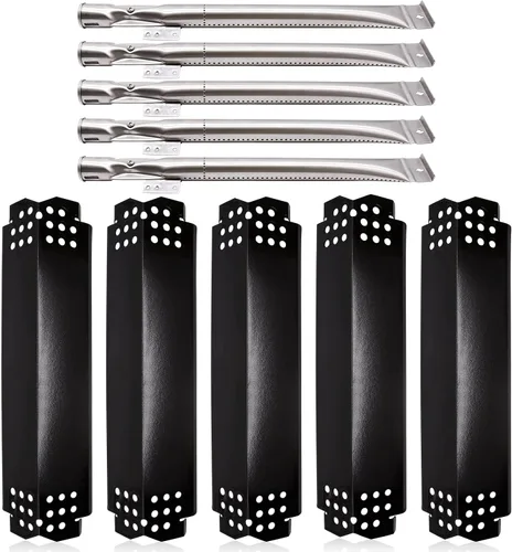Miniatura 10 de Piezas de repuesto para parrilla Home Depot Nexgrill 720-0830H 720-0783E 720-0888 720-0888N 720-0864 720-0864M, escudos de placa térmica de acero
