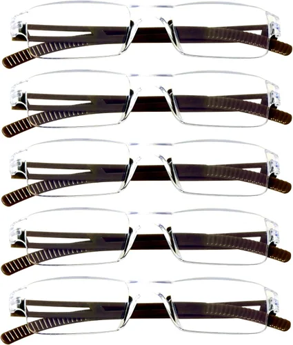 Miniatura 41 de VisionGlobal 2 pares de anteojos de lectura, anteojos bloqueadores de luz azul, anteojos de lectura para computadora para mujeres y hombres, marco 2
