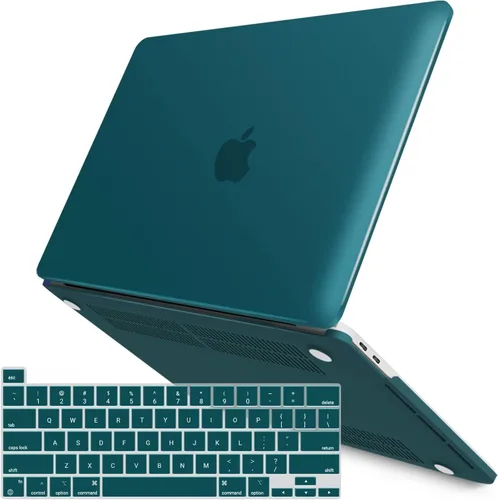 Miniatura 28 de IBENZER Compatible con Funda para MacBook Pro de 15 Pulgadas 2019 2018 2017 2016 A1990 A1707, Funda Rígida de Plástico con Cubierta de Teclado