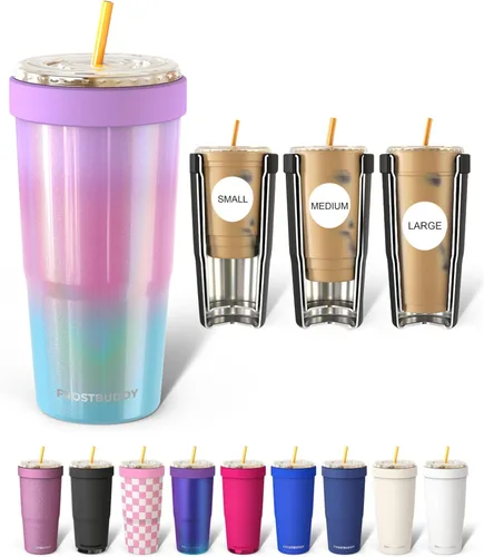Miniatura 53 de Frost Buddy Togo Buddy 30oz Stainless Steel Vacuum Insulated Tumbler To Go Coffee Cup – Iced Coffee Sleeve, Travel Mug, Thermal Cup for Hot & Cold