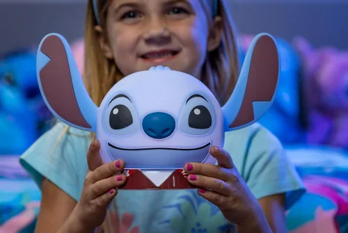Miniatura 8 de Disney Wish Squishy Light, luz nocturna para niños, lámpara USB, funciona con pilas, regulable, luz de estrella ideal para dormitorio, sala