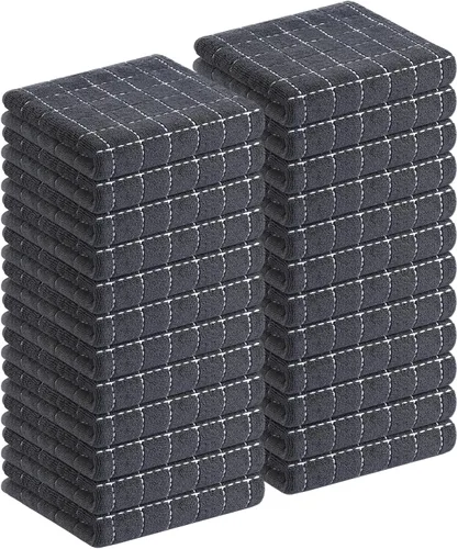 Miniatura 22 de Homaxy Paños de cocina 100% algodón de felpa, toallas de cocina ultra suaves y absorbentes para la cocina, adecuadas para secar y lavar platos