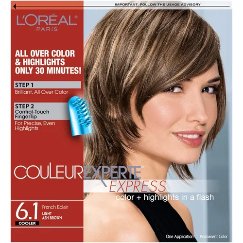 L'Oreal Paris, tratamiento exprés de Couleur Experte 6.1 marrón ceniza claro/Eclair francés