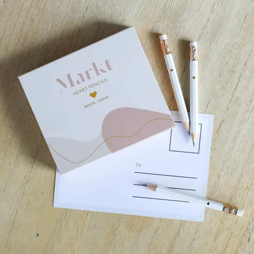 Miniatura 5 de Lápices de corazón para juegos de baby shower y juegos de despedida de soltera, mini lápices, juego de lápices pequeños para premios