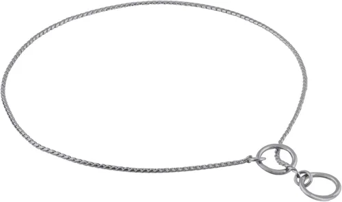 Miniatura 6 de Alvalley Collar de cadena de metal para exhibición de perros, collar deslizante para mascotas para espectáculos, collar de cadena de serpiente
