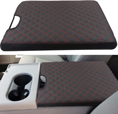 Miniatura 11 de Funda de reposabrazos de consola central para accesorios Ford F150 2015-2026 para F250 F350 F450 2017-2026 con asiento de salto 40/20/40, protección