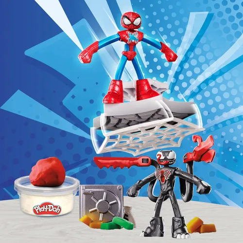 Miniatura 7 de Play-Doh Marvel Iron Man Armor Maker Lab Juego de Juguetes con Luces y Sonidos, Figura de Acción Personalizable, Juguetes de Imaginación para Niños