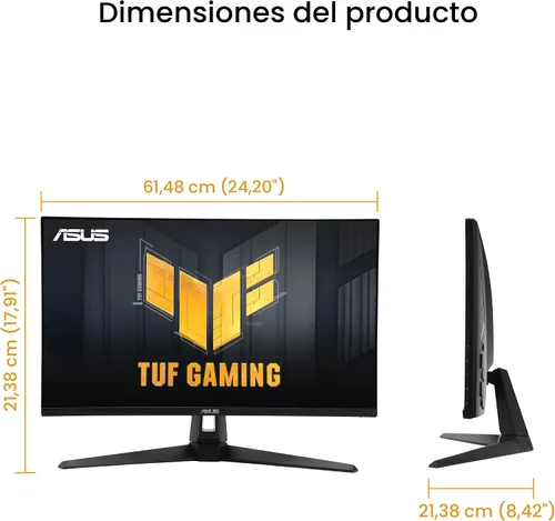 Miniatura 7 de ASUS TUF Gaming VG27UQ1A - Monitor de juegos de 27 pulgadas, 4K HDR, 160Hz, 1ms, Extreme Low Motion Blur Sync, compatible con G-SYNC de NVIDIA, AMD