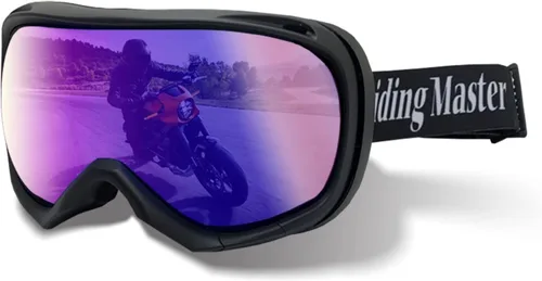 Miniatura 9 de XII WY - Gafas de motocicleta para motocross, antiniebla, a prueba de viento, ATV, a prueba de polvo, resistente a los arañazos, para carreras