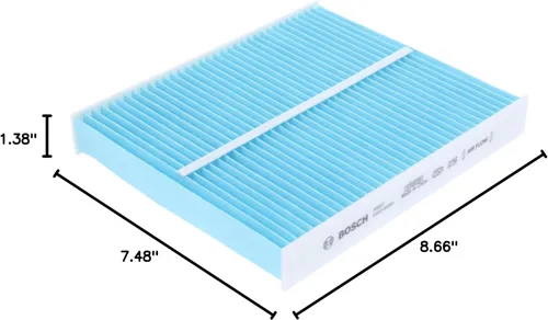 Miniatura 6 de BOSCH 6092C - Filtro de aire de habitáculo HEPA - Compatible con Select Subaru Ascent, Crosstrek, Impreza, Legacy, Outback, Toyota C-HR, Corolla