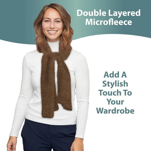 Miniatura 4 de Bufanda con capucha y forro polar, bufanda de invierno para mujer