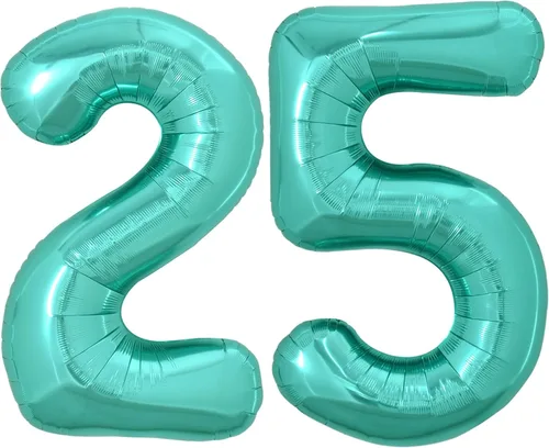 Miniatura 85 de TONIFUL 40 Inch Pastel Blue Number 8 Foil Balloons Large Mylar Foil Digital 8 Balloons for 8th Birthday, Gender Neutral Party, Baby Shower, Oro rosa
