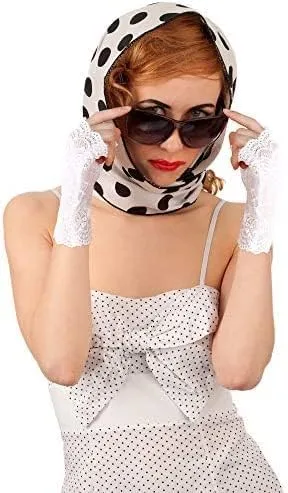 Miniatura 5 de Women Short Lace Gloves Fingerless Lace Gloves Tea Party Gloves Sunblock Bridal Floral Gloves