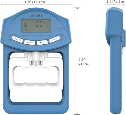 Miniatura 2 de Constant 200 Lbs 90 Kgs Digital Hand Dynamometer Grip Strength Measurement Meter Auto Capturing Hand Grip Power