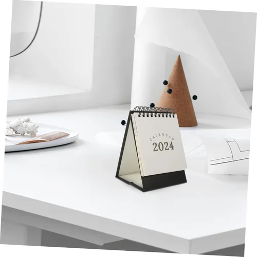Miniatura 6 de TEHAUX Cuaderno de notas 2024, bloc de notas, decoración de escritorio, calendario pequeño, suministros para el hogar, uso diario, calendario