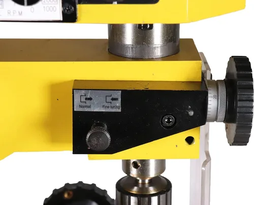 Miniatura 8 de Erie Tools. Máquina mini fresadora con velocidad variable.Taladro de mesa, mecanización por transmisión por engranaje con tope de profundidad