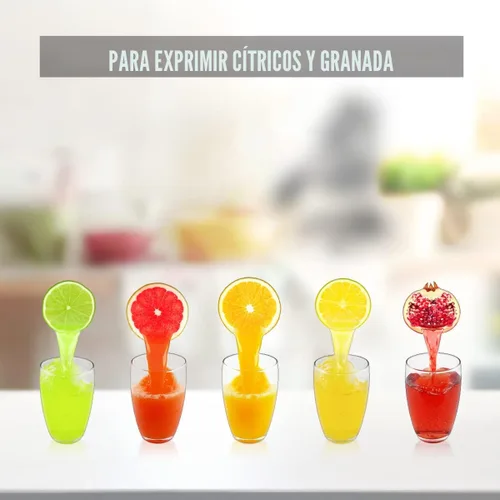 Miniatura 8 de Eurolux Exprimidor de cítricos de hierro fundido Prensa manual extra grande de grado comercial Exprimidor de sobremesa resistente para jugo