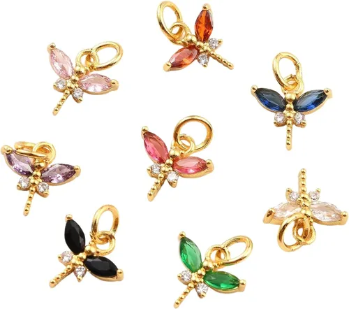 Miniatura 15 de LiQunSweet 20 piezas de micro pavé de circonitas cúbicas para bebé, diseño de huellas, para hacer joyas de ducha