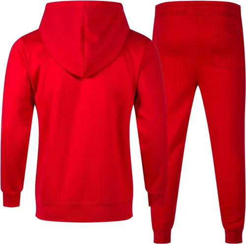 Miniatura 2 de ANGELA BEBE Conjunto deportivo para hombre, 2 piezas, sudadera con capucha y sudadera para hombre