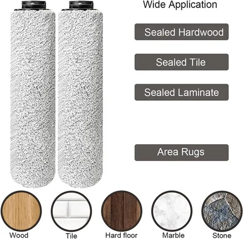 Miniatura 4 de Cepillo de rodillo de repuesto filtro HEPA compatible con Tineco Ifloor 3 y Floor One S3 inalámbrico húmedo seco aspirador accesorios