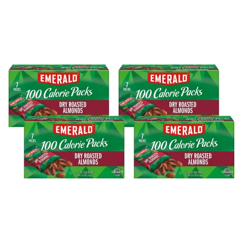Miniatura 18 de Emerald Nueces secas de almendras tostadas, paquetes de 100 calorías, 7 unidades (paquete de 2)