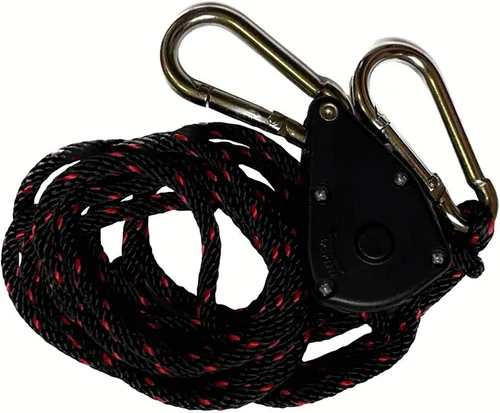 Miniatura 9 de 1 pares de 1/8" luz elevador colgante sistema negro