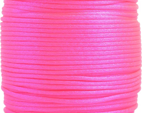 Miniatura 75 de KONMAY 80 Yardas 1.0mm Cordón Rattail de Nylon Satén Seda Trim Hilo para Cuentas para Nudos Chinos, Kumihimo, Trabajo con Cuentas, Macramé, 2-Azul