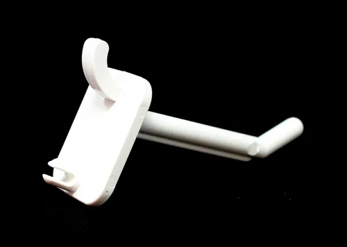 Miniatura 6 de JSP Manufacturing Ganchos de plástico blanco para garaje/herramientas/almacenamiento/organización/joyería/manualidades - 2 pulgadas, 4 pulgadas o 6