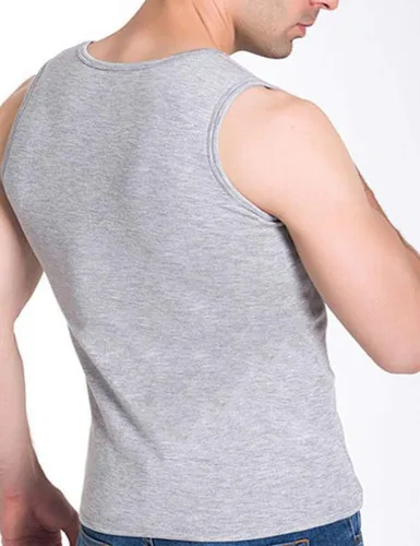 Miniatura 3 de Flygo Camiseta sin mangas térmica de algodón para hombre, con forro polar, chaleco sin mangas