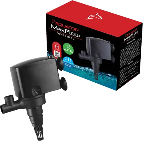 Aquatop MaxFlow 211 GPH - Cabezal sumergible para acuario - Bomba de agua de alto rendimiento - Silencioso y eficiente - Ideal para acuarios de agua