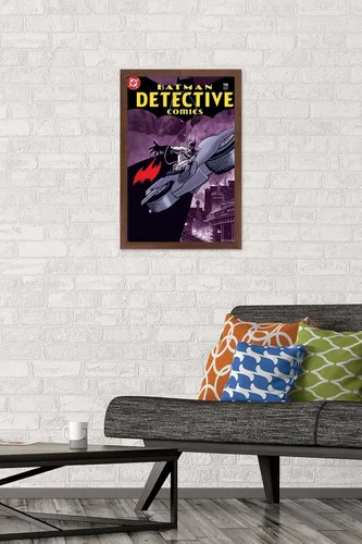Miniatura 2 de Trends International DC Comics Batman - Póster de Batman Detective Comics #792 Versión enmarcada de caoba