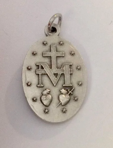 Miniatura 4 de MEDALLA MIRACULOSA - LA ORIGINAL - 100% HECHO EN ITALIA - MEDALLAS DE LOS SANTOS PATRÓN, Metal, No es una piedra preciosa
