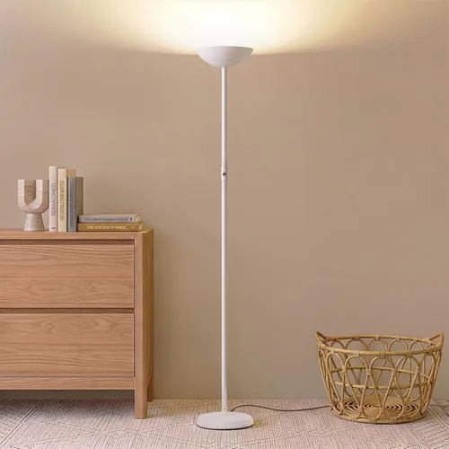 Miniatura 6 de Brightech SkyLite - Lámpara de pie LED, lámpara de pie súper brillante para salas de estar y oficinas, lámpara de antorcha alta regulable de 3 vías
