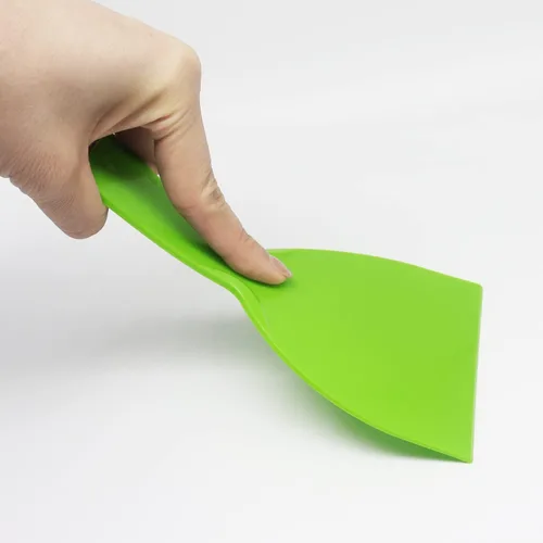 Miniatura 4 de Cuchillo de masilla de plástico, 3 herramientas raspadoras de 4 pulgadas, cuchillos flexibles para paneles de yeso, calcomanías, papel de pared