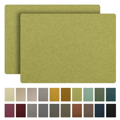 Miniatura 9 de ILOFRI Parches de tela de lino autoadhesivos de 8 x 11 pulgadas, 2 piezas, kits de cinta de reparación de sofá de tela para tapicería, muebles