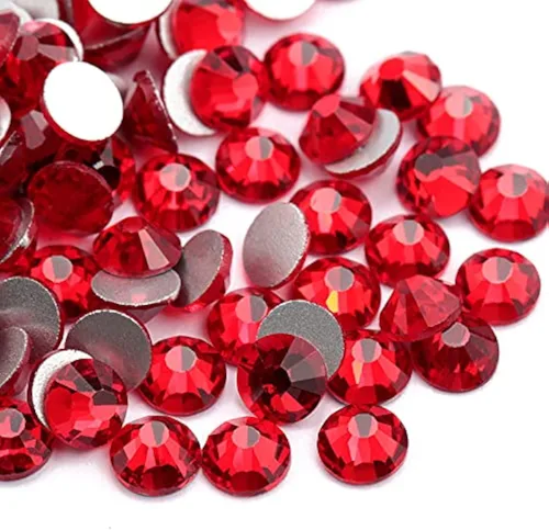 Miniatura 19 de Towenm 2000 diamantes de imitación de cristal con parte trasera plana, SS10 de 0.110 in, cristales de parte trasera plana para ropa de manualidades