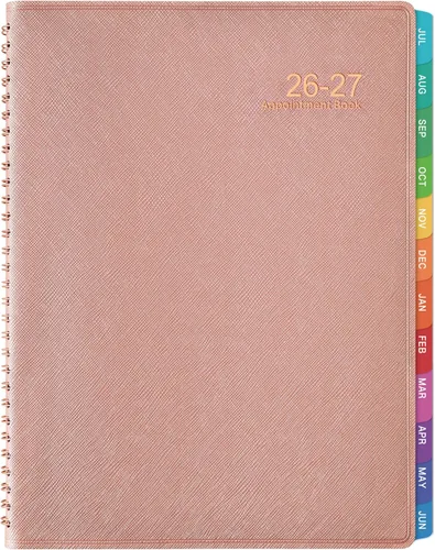 Miniatura 8 de Agenda de citas 2026-2027, agenda diaria de 53 semanas 2026-2027, julio 2026 a junio 2027, planificadores diarios por hora de 9 x 11 pulgadas