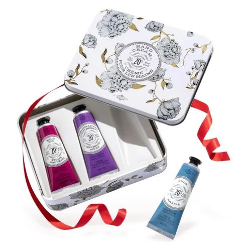 Miniatura 9 de LA CHATELAINE - Set de regalo de cremas de manos para hombres, tamaño de viaje, con 20% de manteca de karité orgánica