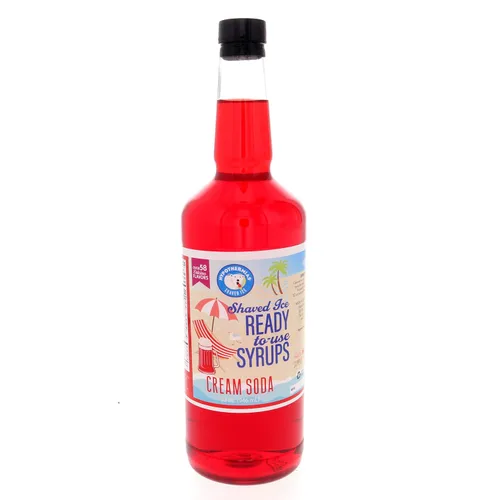 Miniatura 57 de Hypothermias Wild Cherry - Jarabe de sabores de cono de nieve hawaiano listo para usar (128 onzas líquidas), hielo afeitado, 100% azúcar de caña pura