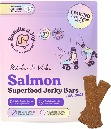 Miniatura 14 de Bundle x Joy Rise & Shine - Golosinas de pollo para perros, bolsa de 5 onzas, superalimento natural, maíz, aves, soja y granos, golosinas