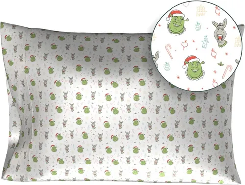 Miniatura 9 de Franco Collectibles Funda de almohada estándar de satén sedoso de belleza, 20 x 30 pulgadas, cabello y piel, festividades, lampara de pierna de Una