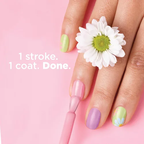 Miniatura 5 de Sally Hansen Insta-Dri Flower Powder, Peony Pace, esmalte de uñas, se seca en 60 segundos, una capa, acabado mate satinado