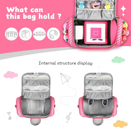 Miniatura 3 de Estuche de transporte para Toniebox Starter Set, bolsa de almacenamiento para Toniebox 2 reproductor de audio, caja de transporte para accesorios