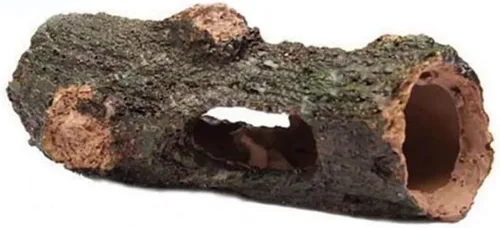 TOPINCN Decoración de acuario, tronco de árbol, adorno de peces de paisaje vívido, escondite para la seguridad de los peces (color surtido)