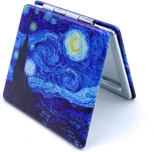 Miniatura 27 de Espejo de Mano Compacto a Granel Espejos Compactos para Bolsos Conjunto Plegable para Lápices de Labios Tamaño de Bolsillo Espejo de Mano Plegable