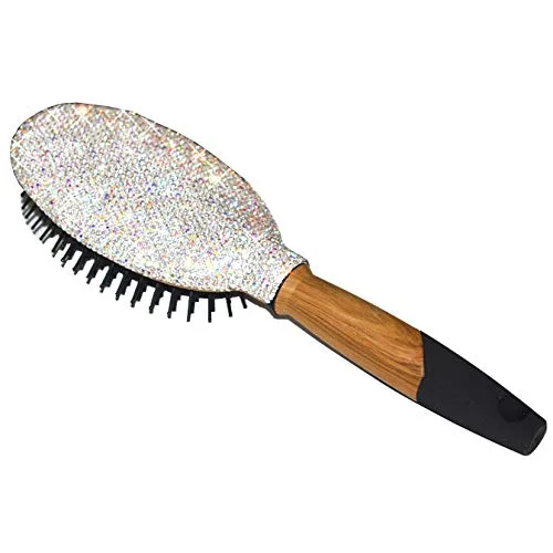 Miniatura 7 de Bling - Cepillo suave y desenredante para mujeres, niñas, masaje de cabello húmedo y seco (rojo01)