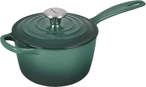 Miniatura 4 de Le Creuset Signature - Juego de 5 piezas de horno, cacerola y sartén holandés de hierro fundido esmaltado, Artichaut