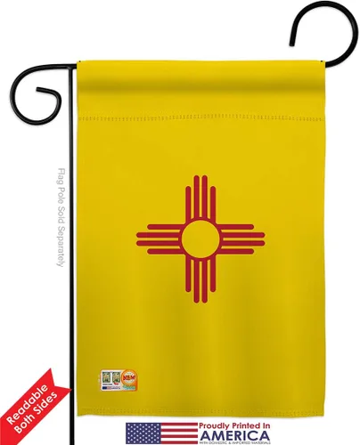 Miniatura 4 de Americana Home & Garden S140532-BO Nuevo México Estados Impresiones Decoración Vertical Casa 28" X 40" 13" 18.5" Doble Cara Banderas Set Impreso