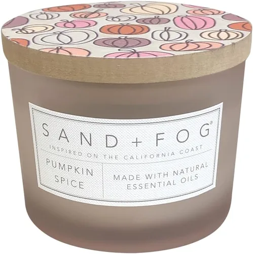 Miniatura 23 de Sand + Fog Vela aromática - Calabaza y Clavo – Fragancias y tamaños adicionales – Mecha 100% de algodón sin plomo - Velas de lujo en tarro